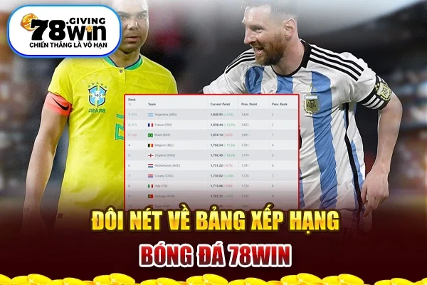 Đôi nét về bảng xếp hạng bóng đá 78win